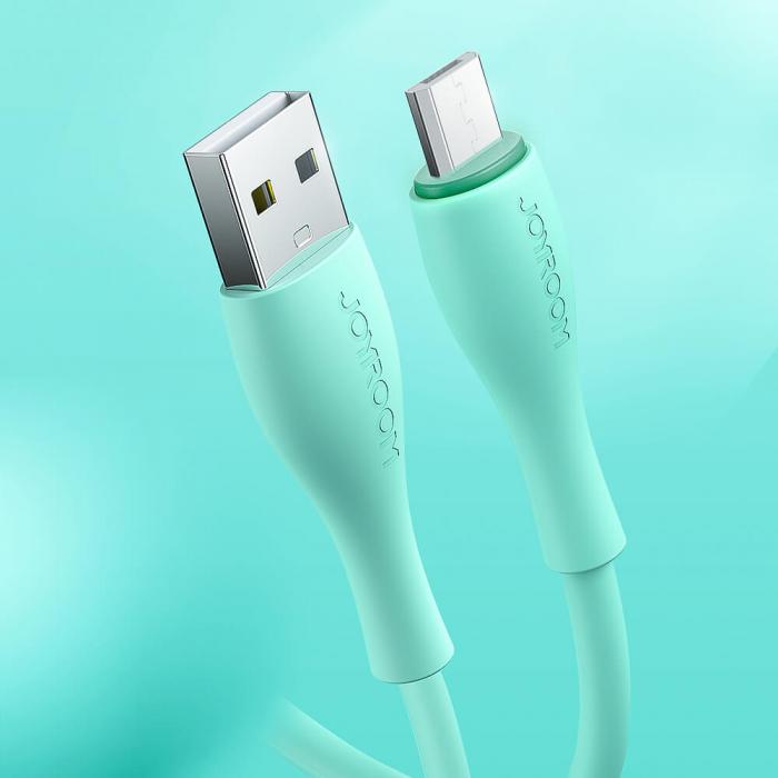 UTGATT4 - Joyroom USB - micro USB cable 2,4 A 1 m Grn