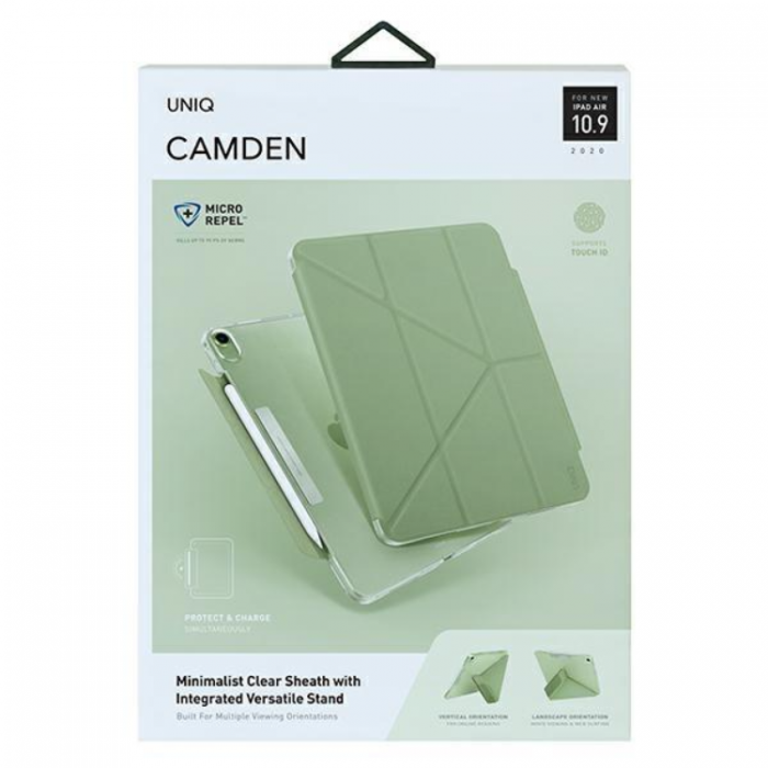 UTGATT1 - UNIQ iPad Air 10.9 (2020) Fodral Etui Camden - Grn