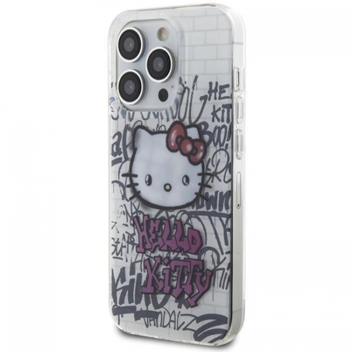 Hello Kitty - Hello Kitty iPhone 13 Pro Max Mobilskal Bricks Graffiti - Vit