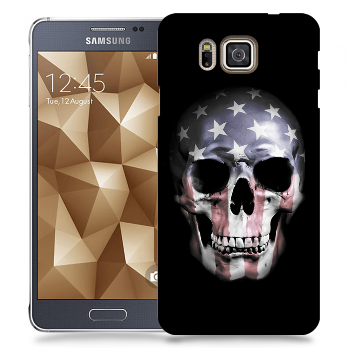 UTGATT5 - Skal till Samsung Galaxy Alpha - American Skull