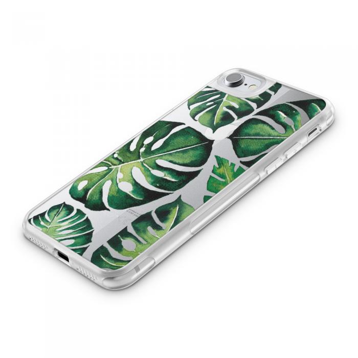 UTGATT5 - Fashion mobilskal till Apple iPhone 8 Plus - Transparent jungle