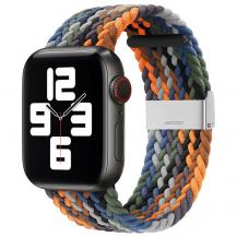 A-One Brand - Braided Fabric kompatibelt armband Apple Watch 4/5/6/7/SE (44/45mm) Flerfärgad