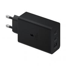 Samsung - Samsung Väggladdare USB Till 2x USB-C 65W - Svart