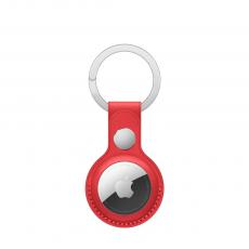 A-One Brand - JIUYU PU-läder Nyckelring Skal till Apple Airtag - Röd
