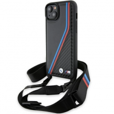 BMW - BMW iPhone 15/14/13 Halsbandsskal M Edition Carbon Tricolor