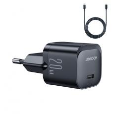 Joyroom - Joyroom PD Mini Väggladdare USB-C 20W Lightning Kabel - Svart