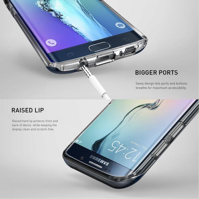 Caseology - Caseology Skyfall Series Skal till Samsung Galaxy S7 Edge - Bl
