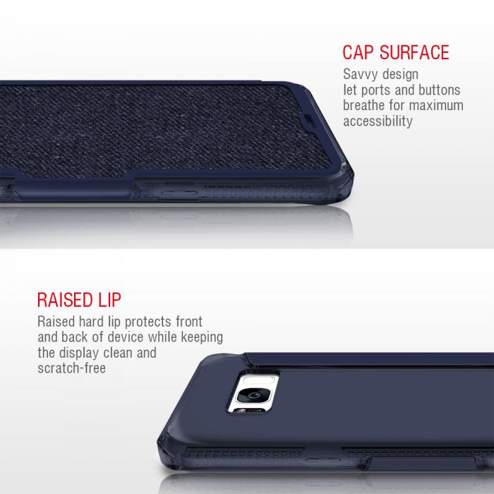 ItSkins - Itskins Spectra Fodral till Samsung Galaxy S8 Plus - Jeans