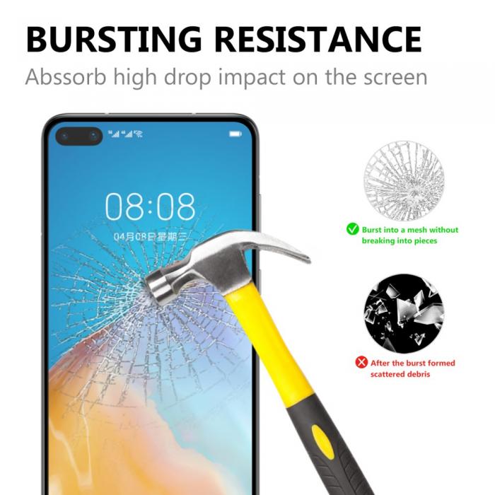 A-One Brand - Full-Fit Hrdat Glas Skrmskydd till Huawei P40