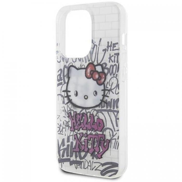 Hello Kitty - Hello Kitty iPhone 15 Pro Mobilskal IML Kitty On Bricks Graffiti