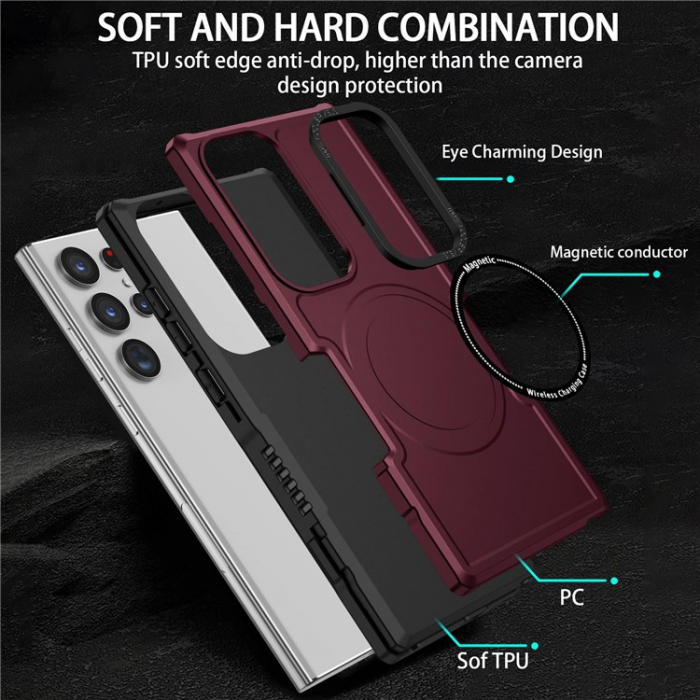 A-One Brand - Galaxy S23 Ultra Skal Magsafe Anti Drop - Vinrd