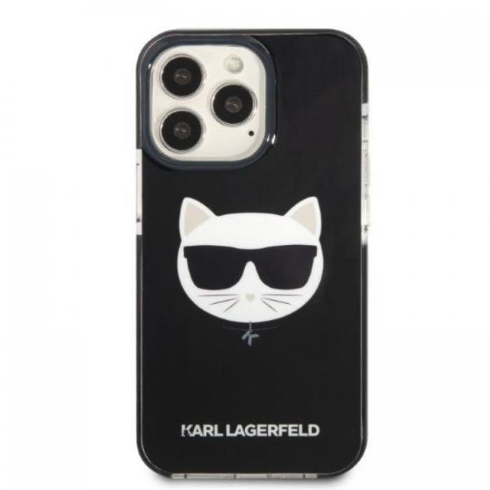 KARL LAGERFELD - Karl Lagerfeld iPhone 13 Pro Max Skal Choupette Head - Svart
