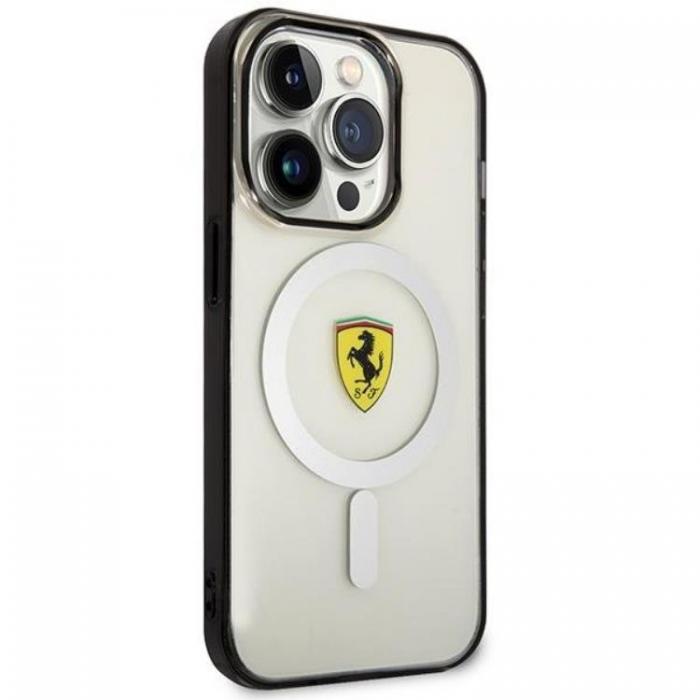 Ferrari - Ferrari iPhone 14 Pro Max Mobilskal Magsafe Outline - Transparent