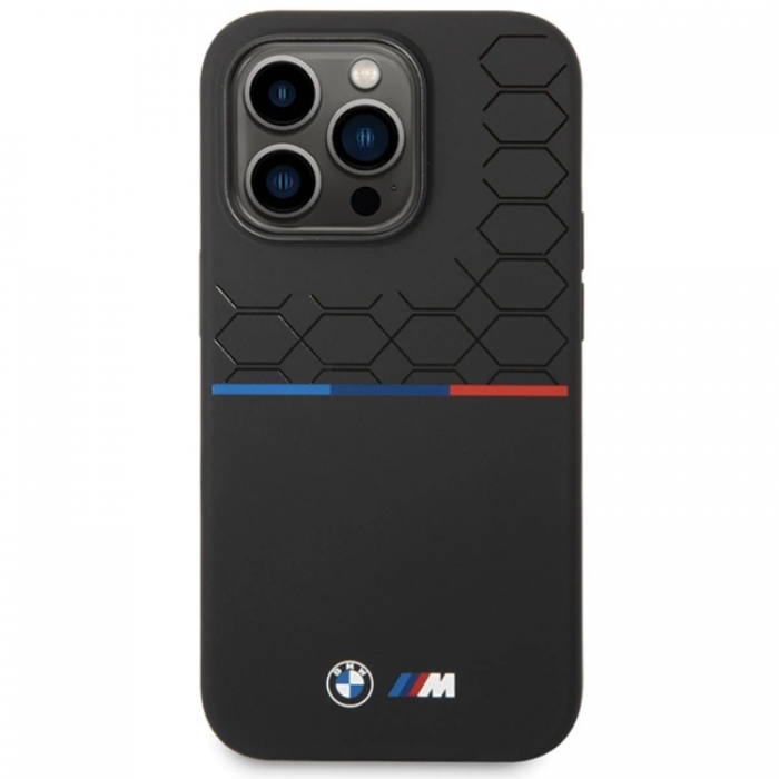 BMW - BMW iPhone 15/14/13 Mobilskal Magsafe M Silikon Pattern