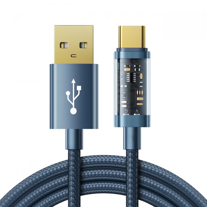 Joyroom - Joyroom USB-A till USB-C Kablar 3A 1.2m - Bl
