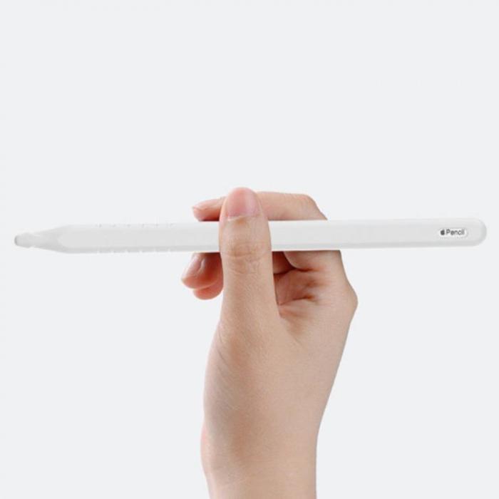 UTGATT5 - Apple Pencil 2 Silikon Stylus Overlay - Vit