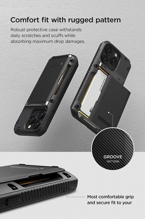 VERUS - VRS DESIGN Damda Glide Pro Skal iPhone 14 Pro Max - Svart