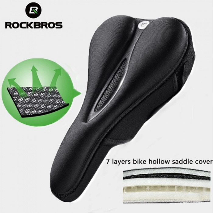 Rockbros - Rockbros silikongel cykelstesverdrag - svart