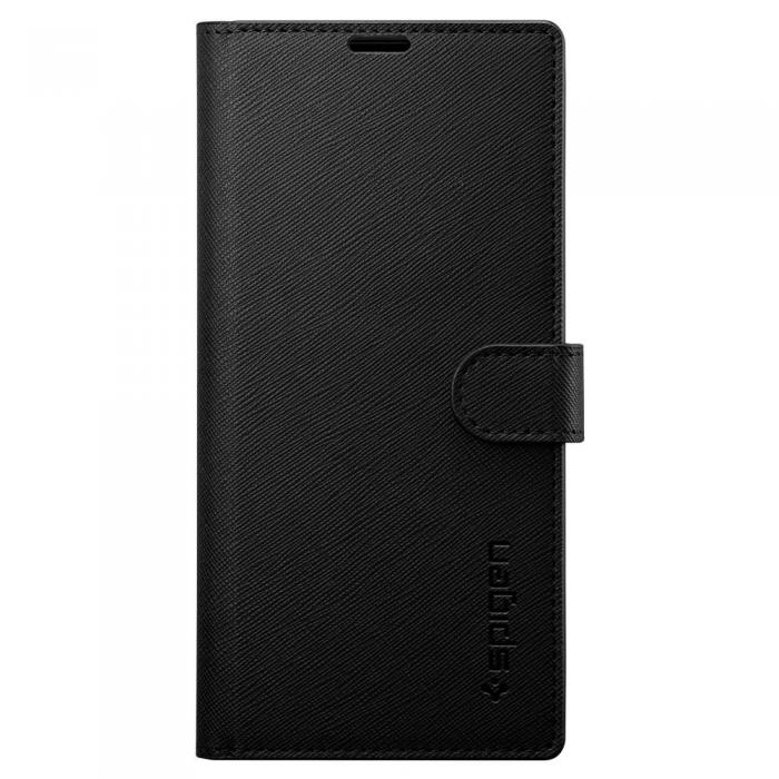 UTGATT5 - SPIGEN Plnbok S Galaxy Note 10 Svart