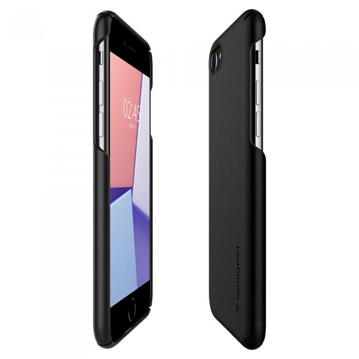 UTGATT5 - Spigen Thin Fit Skal iPhone 7/8/SE (2020/2022) - Svart