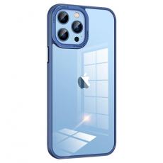 A-One Brand - iPhone 14 Pro Skal Kameraram i Metall - Mörkblå