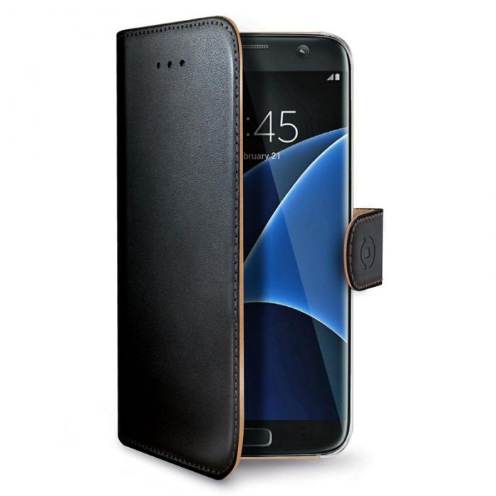 UTGATT5 - Celly Plnboksfodral till Samsung Galaxy S7 - Svart