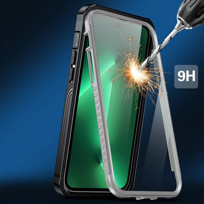 A-One Brand - iPhone 14 Pro Max Mobilskal 360 Premium Full - Svart
