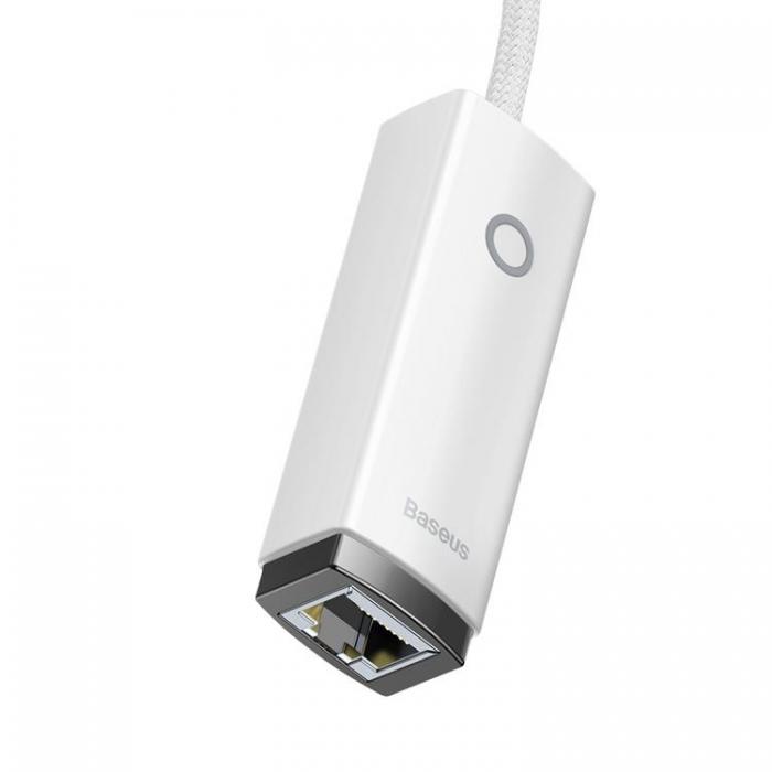 UTGATT5 - Baseus External USB-A Ntverks Adapter - Vit