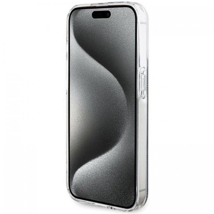 Guess - Guess iPhone 15 Pro Max Mobilskal 4G Gold Stripes - Svart