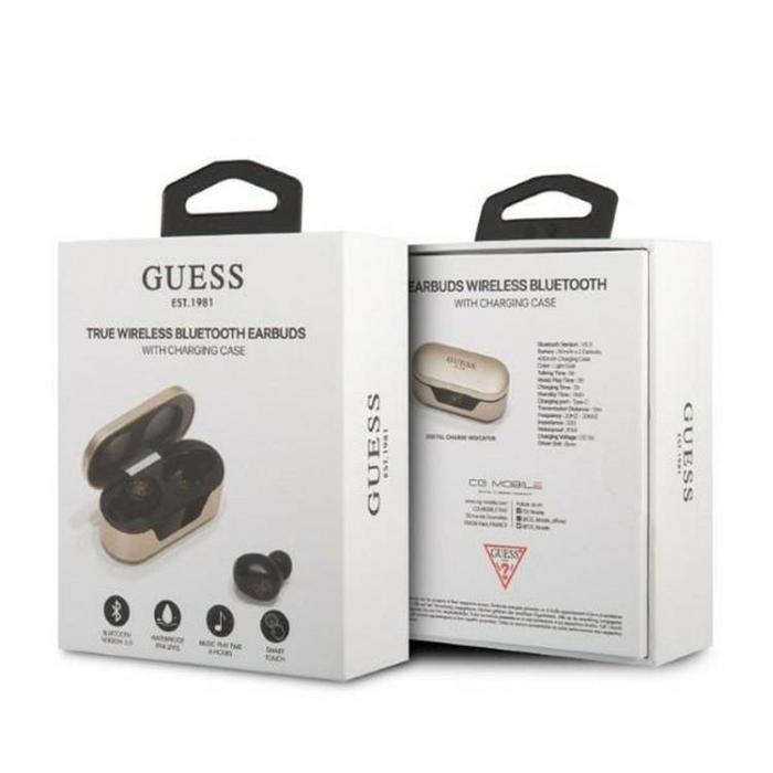 Guess - Guess TWS Bluetooth In-Ear Hrlurar Stereo - Guld