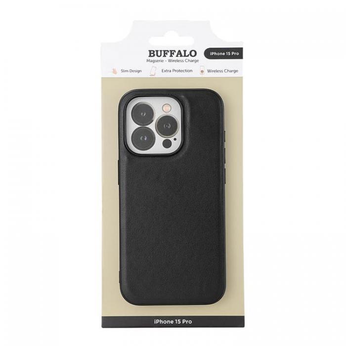 BUFFALO - Buffalo iPhone 15 Pro Max Mobilskal Magsafe - Svart