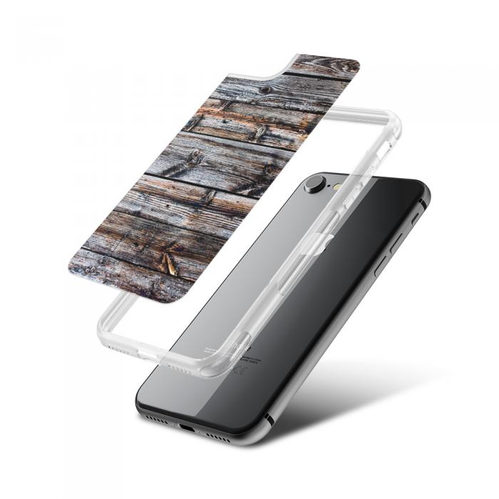 UTGATT5 - Fashion mobilskal till Apple iPhone 7 - Rough wood