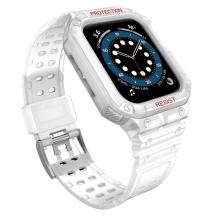 Ruhtel - Armband kompatibelt med Apple Watch 4/5/6/7/SE (40/41/38mm) Vit