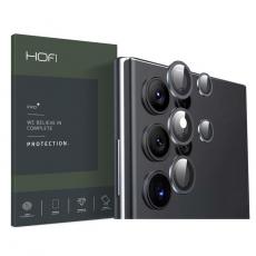 Hofi - Hofi Cam Ring Pro+ Kameralinsskydd i Härdat Glas Galaxy S22 Ultra - Svart