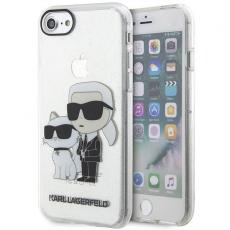KARL LAGERFELD - Karl Lagerfeld iPhone 7/8/SE 2020 Skal Gliter Karl&Choupette