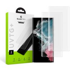 Glastify - [2-Pack] Glastify Galaxy S23 Ultra Härdat Glas Skärmskydd - Clear