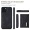 DG.MING - DG.MING iPhone 14 Plus Plnboksfodral M2 Detachable 2in1 - Svart