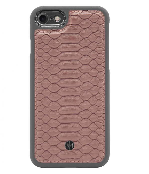 UTGATT4 - Marvlle N301 Plnboksfodral iPhone 6/7/8/SE 2020 - ASH PINK REPTILE