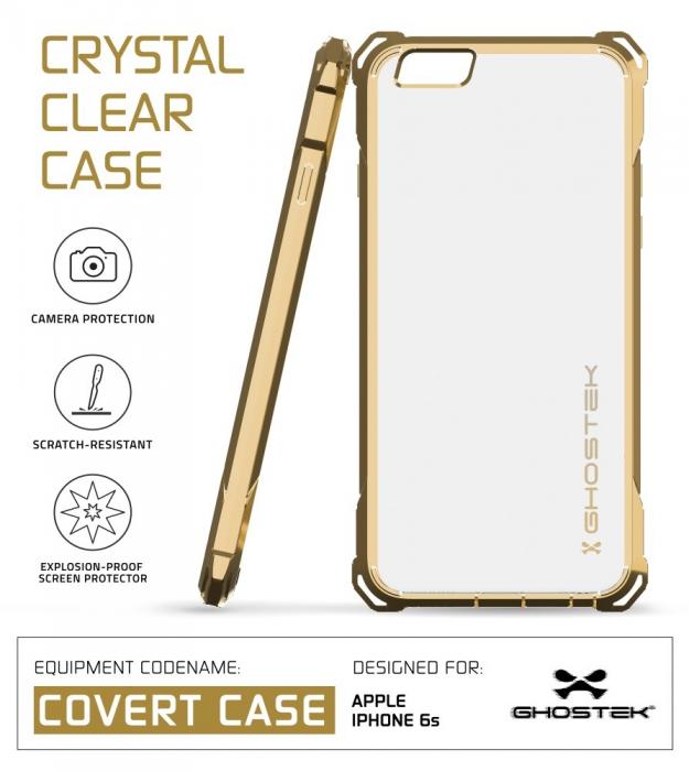 UTGATT5 - Ghostek Covert Skal till Apple iPhone 6 (S) - Gold