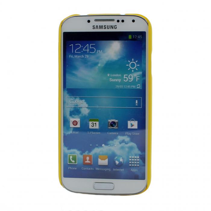 UTGATT5 - Baksidesskal till Samsung Galaxy S4 i9500 - (Gul)
