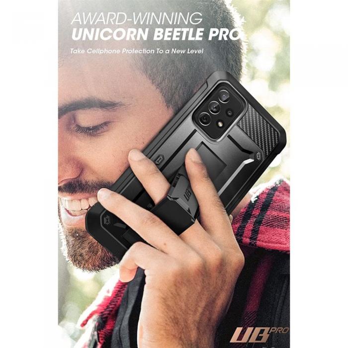 UTGATT5 - SupCase - Unicorn Beetle Pro Mobilskal Galaxy A72 - Svart