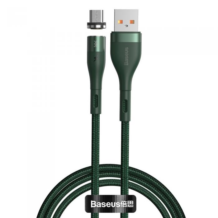 UTGATT5 - Baseus Zinc USB micro USB magnetisk laddnings Kabel 1m Grn