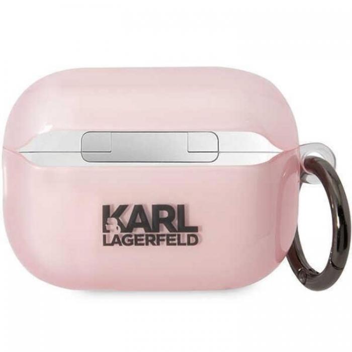 KARL LAGERFELD - Karl Lagerfeld Airpods Pro 2 Skal Ikonik Choupette - Rosa