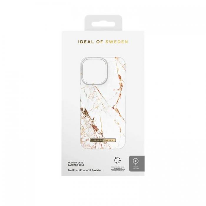 iDeal of Sweden - iDeal of Sweden iPhone 15 Mobilskal - Golden Twilight Marble