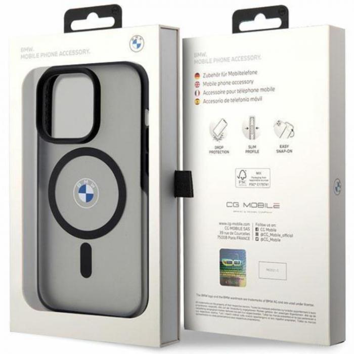 BMW - BMW iPhone 14 Pro Mobilskal Magsafe Signature - Svart