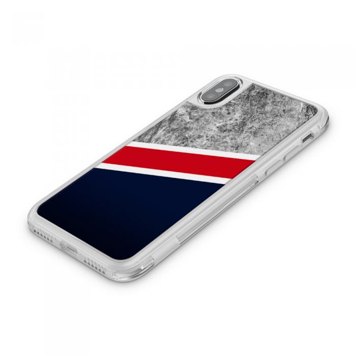 UTGATT5 - Fashion mobilskal till Apple iPhone X - Marble New England