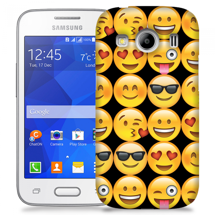 UTGATT5 - Skal till Samsung Galaxy Ace 4 - Emoji - Smileys