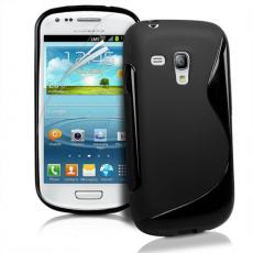A-One Brand - FlexiCase Skal till Samsung Galaxy S3 Mini i8190 - (Svart)