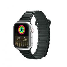 DuxDucis - Dux Ducis Apple Watch 6/7/8/SE (42/44/45/49mm) Armband Silicone Armored - Grön
