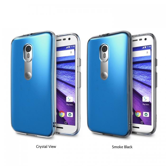 UTGATT5 - Ringke Fusion Skal till Motorola Moto G 3 - Crystal View